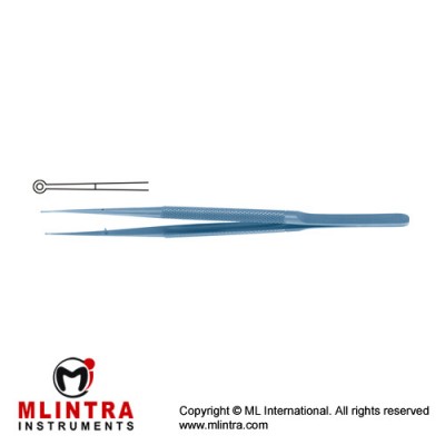 Diam-n-Dust™ Micro Ring Forcep Titanium, 18 cm - 7" Tip Size 2.0 x 1.0 mm